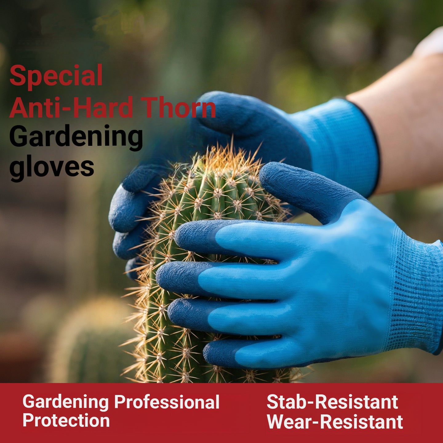 Wear-resistant garden protective weeding gloves