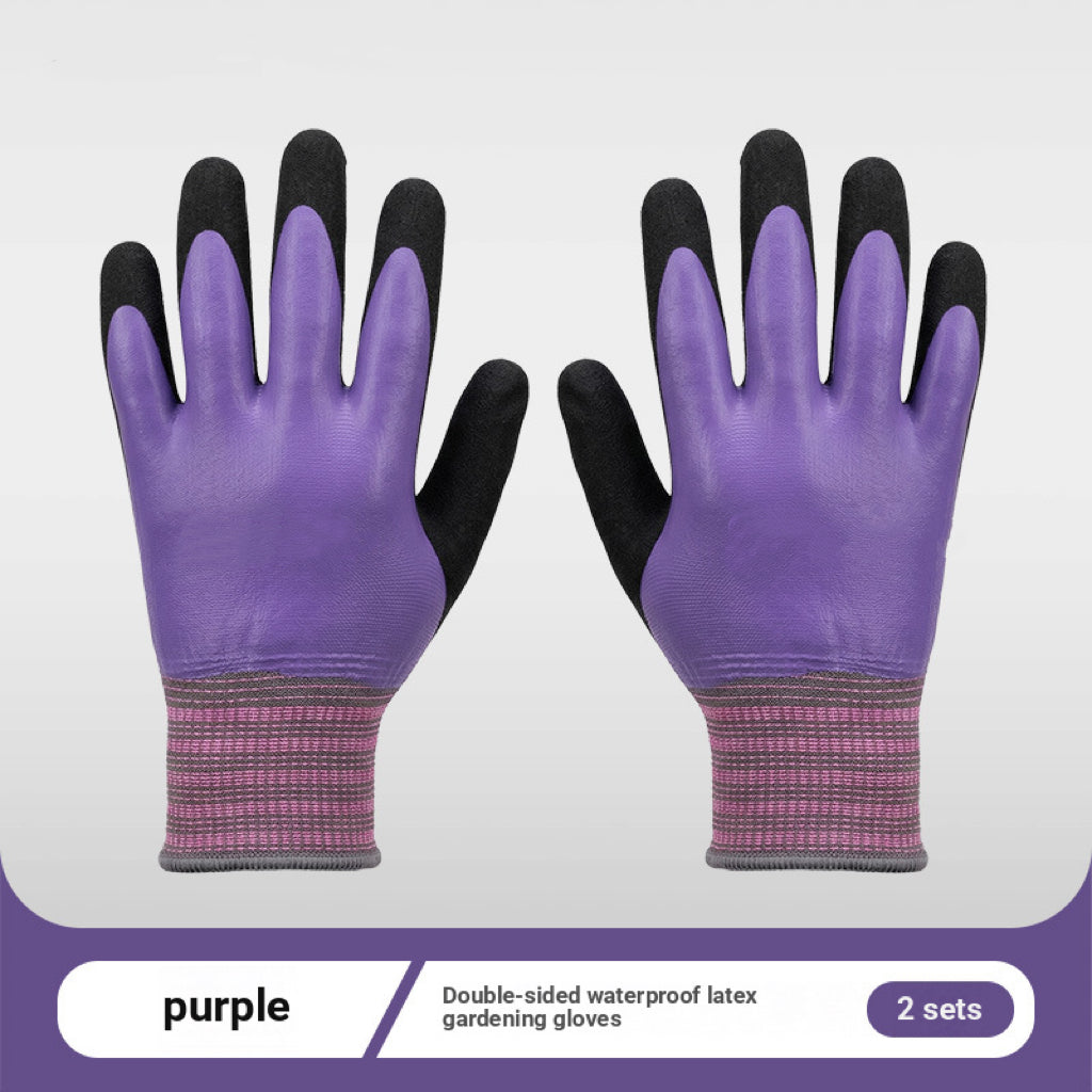 Wear-resistant garden protective weeding gloves