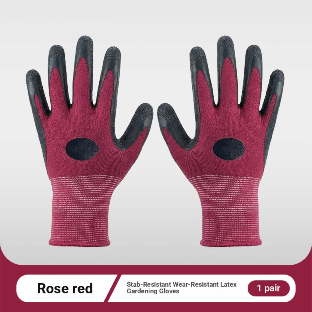 Wear-resistant garden protective weeding gloves