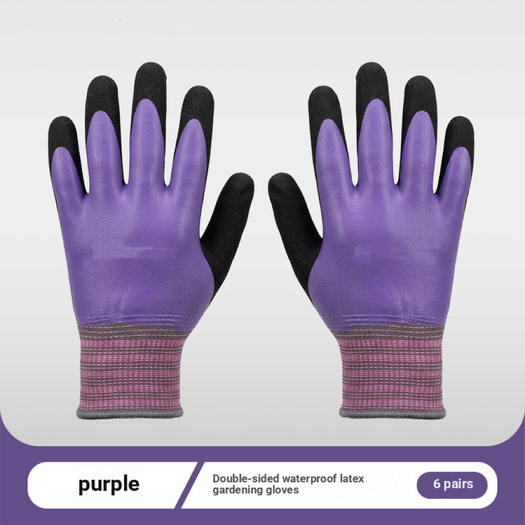 Wear-resistant garden protective weeding gloves
