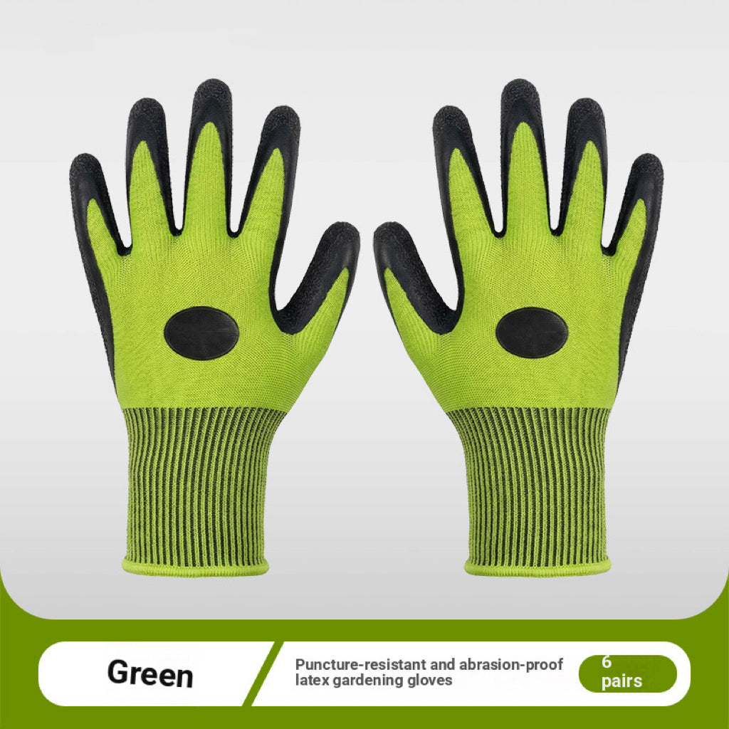 Wear-resistant garden protective weeding gloves