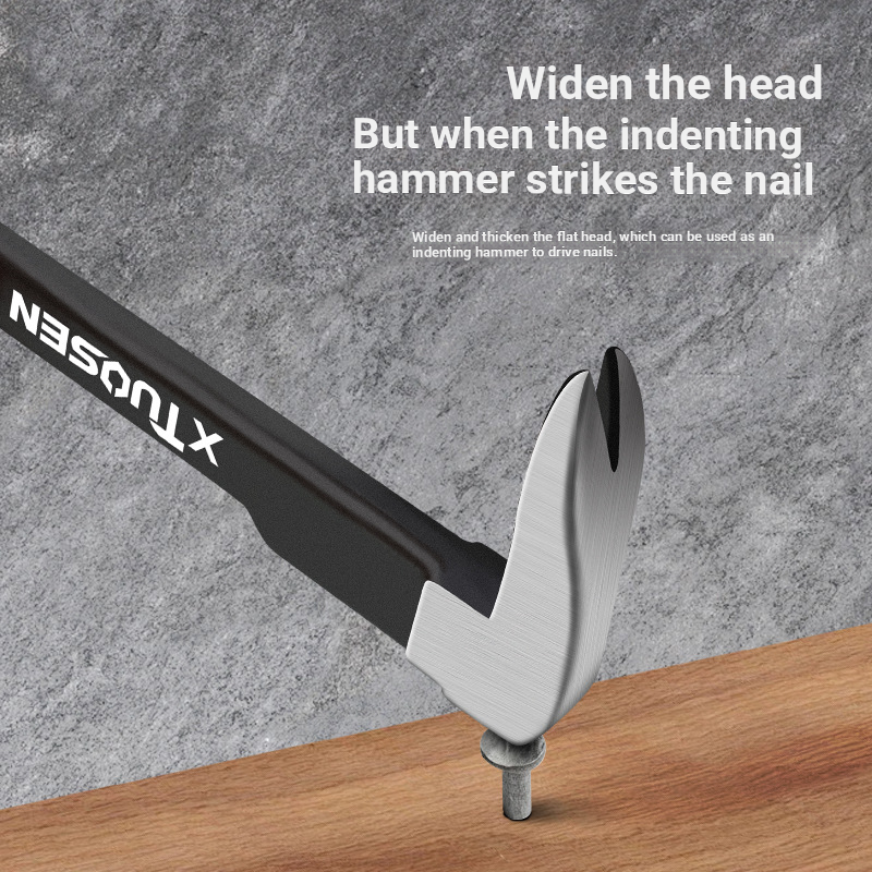 Carpentry demolition tools, wall removal, cement nails, nail pullers