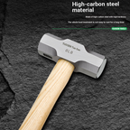 Multifunctional heavy-duty anti-vibration fire hammer, industrial octagonal hammer head