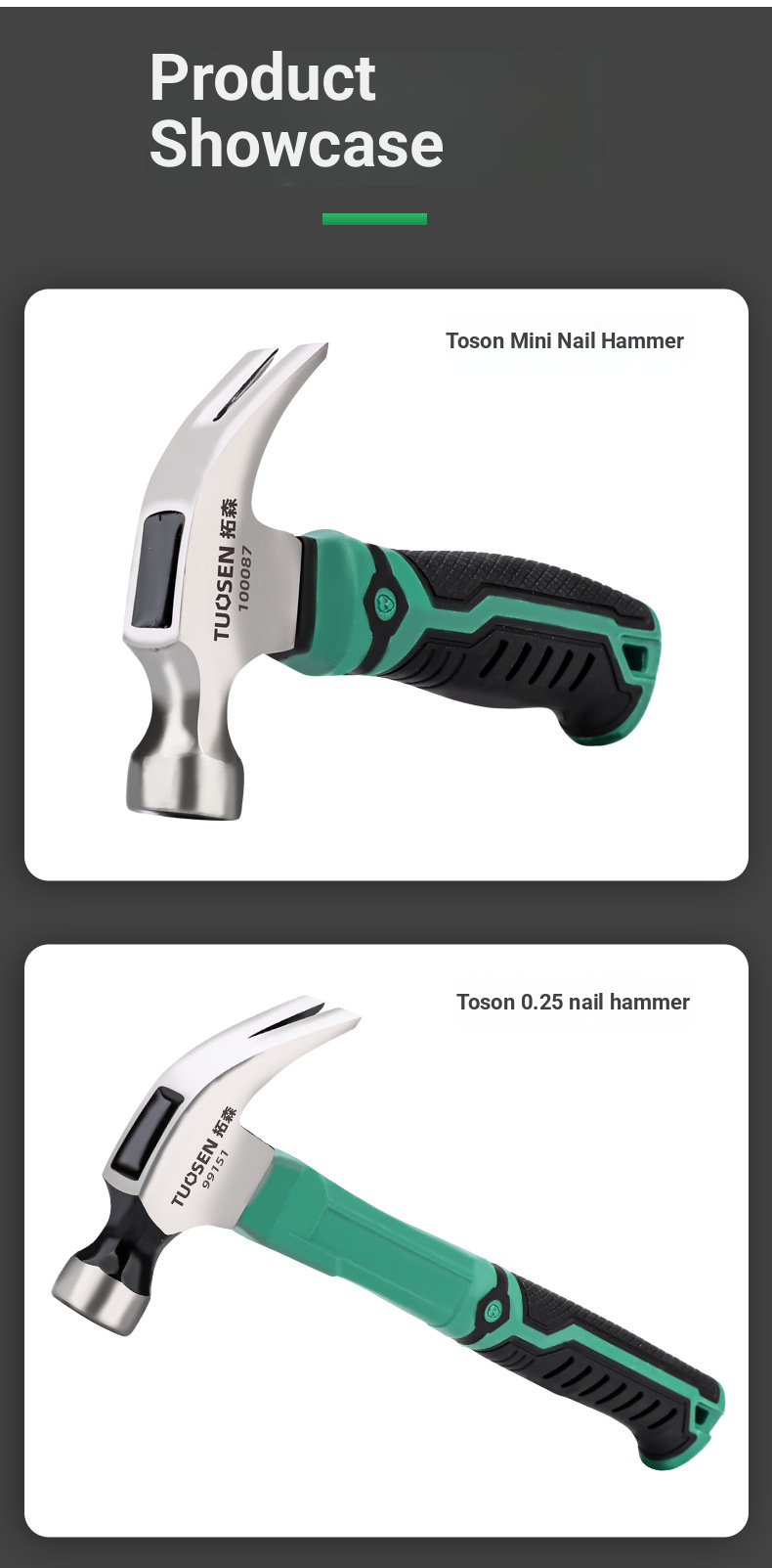 Multi-functional hammer with magnetic nails