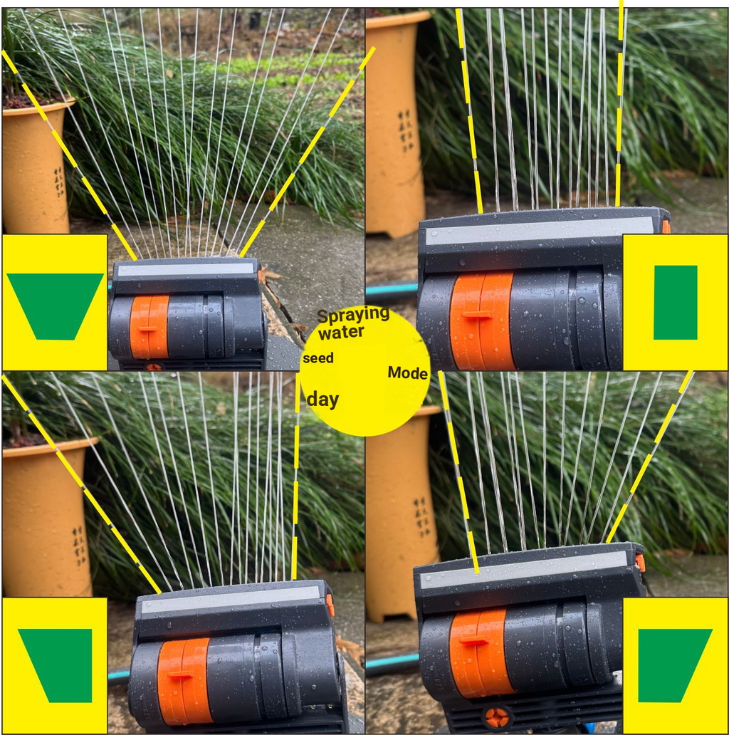 Automatic swing sprinkler