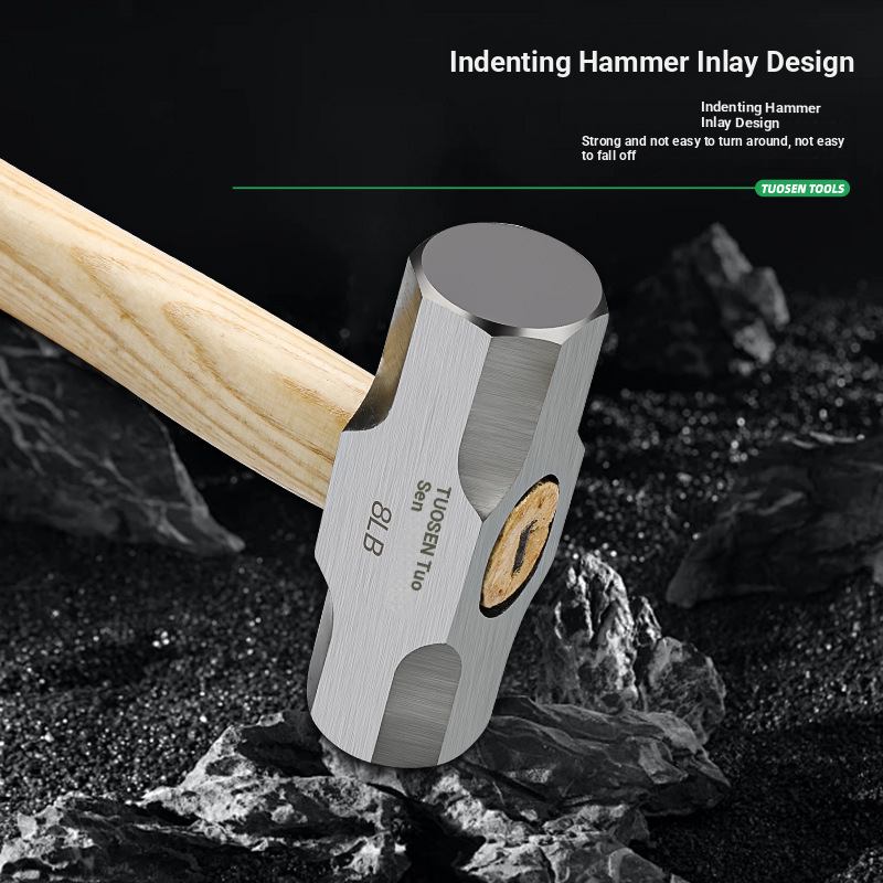 Multifunctional heavy-duty anti-vibration fire hammer, industrial octagonal hammer head