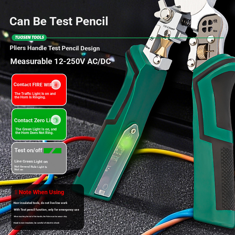 Cutting voltage wires & wire strippers
