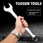 Dual-purpose wrench, double-ended manual, large-size open wrench