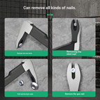 Carpentry demolition tools, wall removal, cement nails, nail pullers