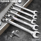 Dual-purpose wrench, double-ended manual, large-size open wrench