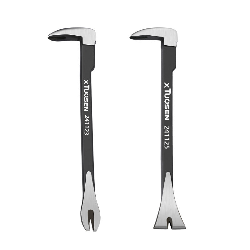 Carpentry demolition tools, wall removal, cement nails, nail pullers