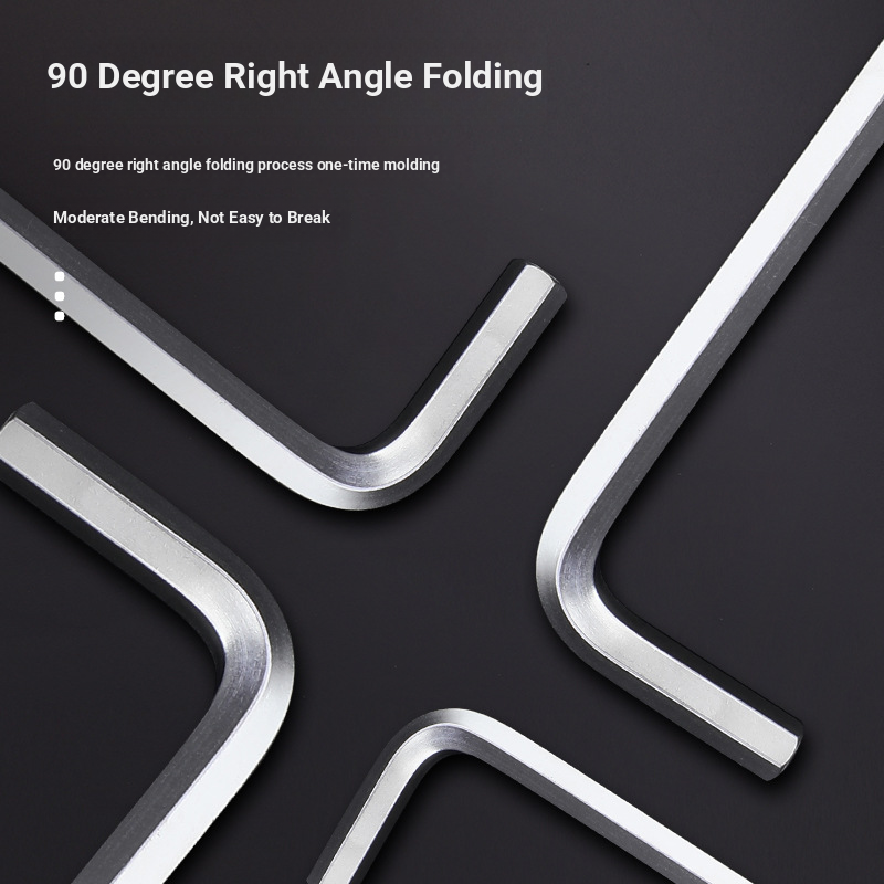L-shaped ball head hex screw wrench set