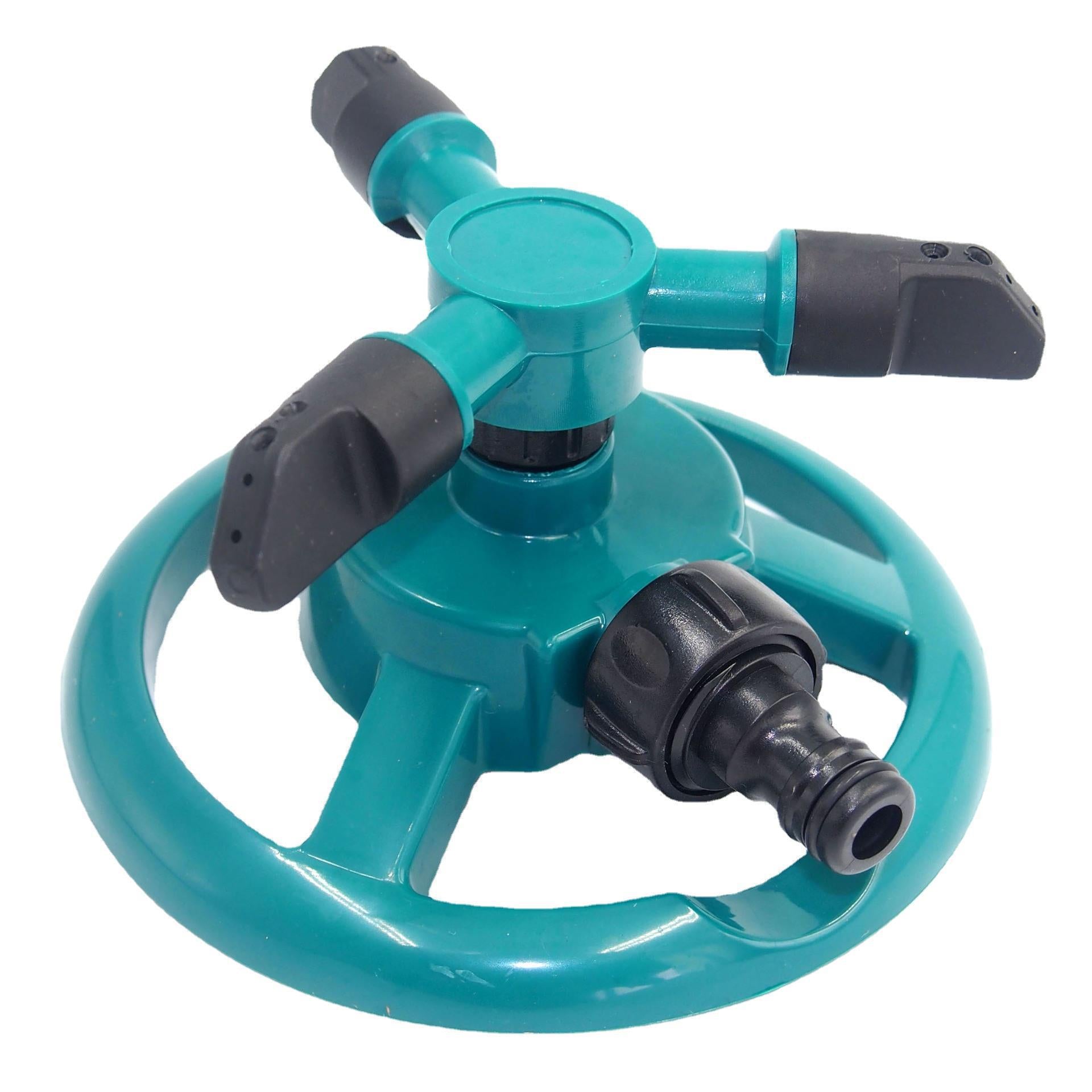 Automatic rotating sprinkler heads for garden lawns