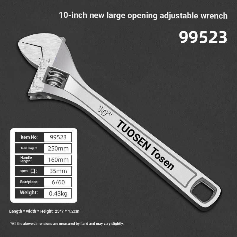 12-15 inch multi-functional adjustable wrench