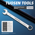 Dual-purpose wrench, double-ended manual, large-size open wrench