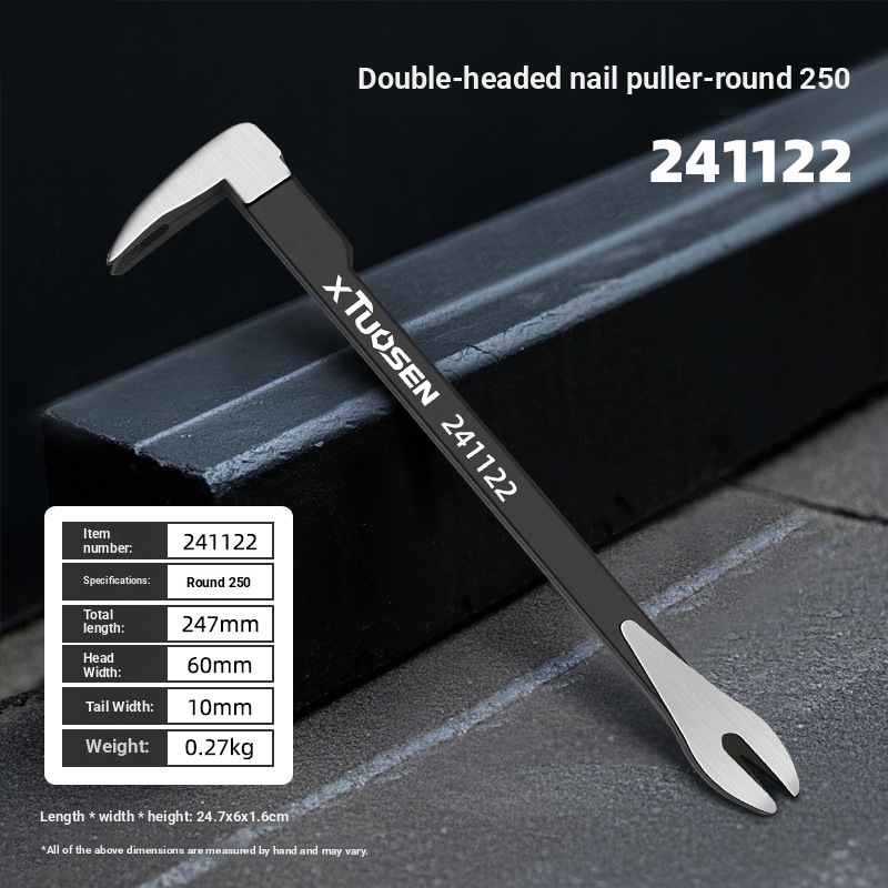 Carpentry demolition tools, wall removal, cement nails, nail pullers