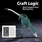 Dust blowing gun & high-pressure dust blowing gun