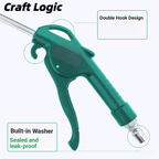 Dust blowing gun & high-pressure dust blowing gun