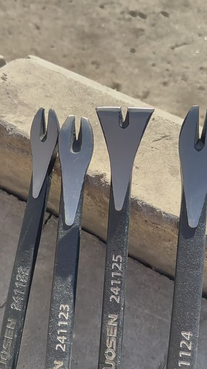 Carpentry demolition tools, wall removal, cement nails, nail pullers